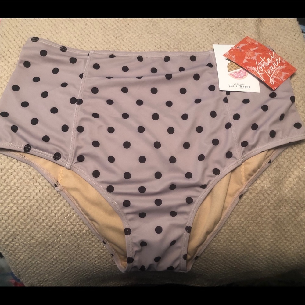Kortni Jeane XXL polka dot bottoms